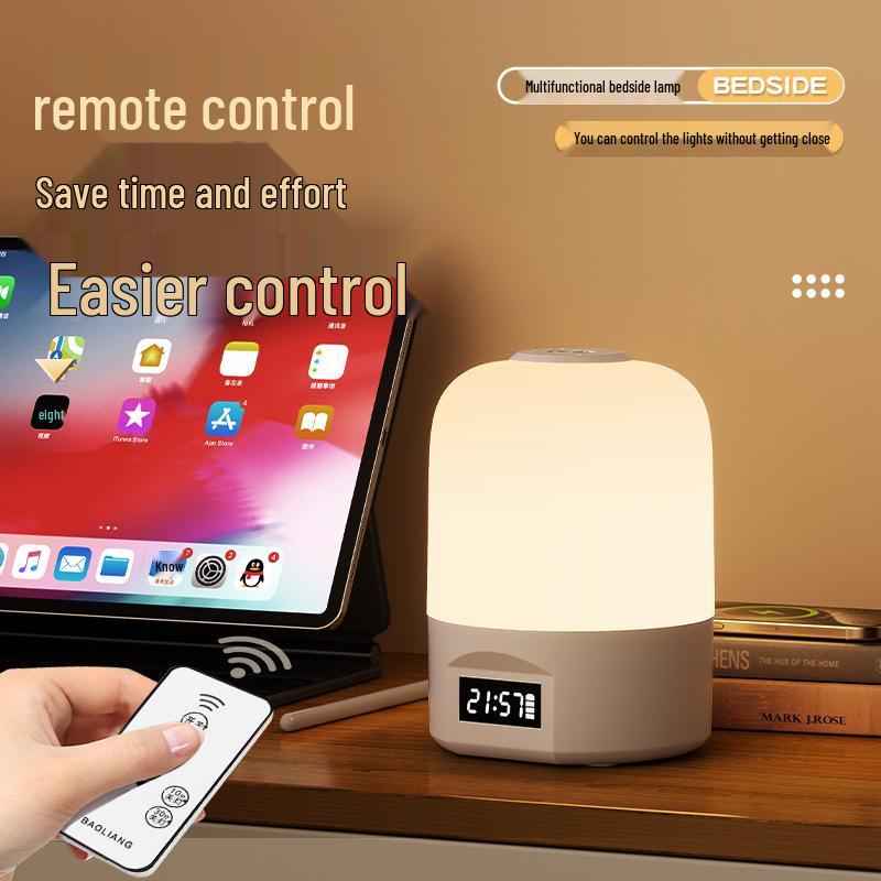 Eye-friendly LED Night Light: Bedroom, Dormitory, Desk & Bedside Lamp with Charging Function - Popular Atmosphere Lamp for Students