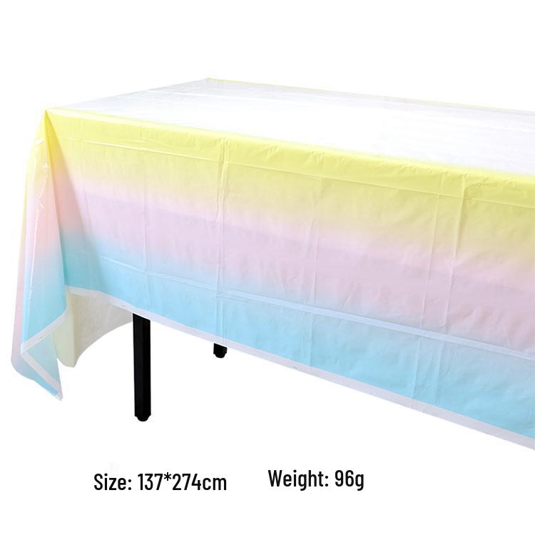 Kids' Party Disposable Tableware: Birthday Tablecloth, Cake Plates, and Dessert Table Decor