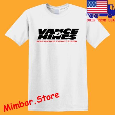 Vance & Hines Men's White Size S-5XL