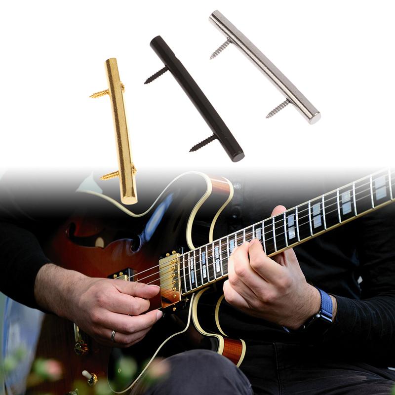 Strengholderstang med 2 skruer Metallstrengholder for elektrisk gitar Musikkinstrumenter Gitardeler Tilbehør