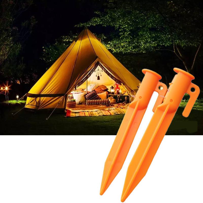 Outdoor Tent Stud Led Lights Orange Portable Lighting Lightweight Lamp Tool