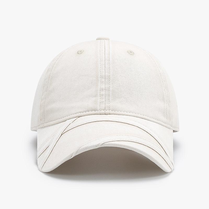 Vintage Washed Distressed Denim Baseball Cap for Men and Women, Niche Fashion Street Style, Personality Sun Hat
