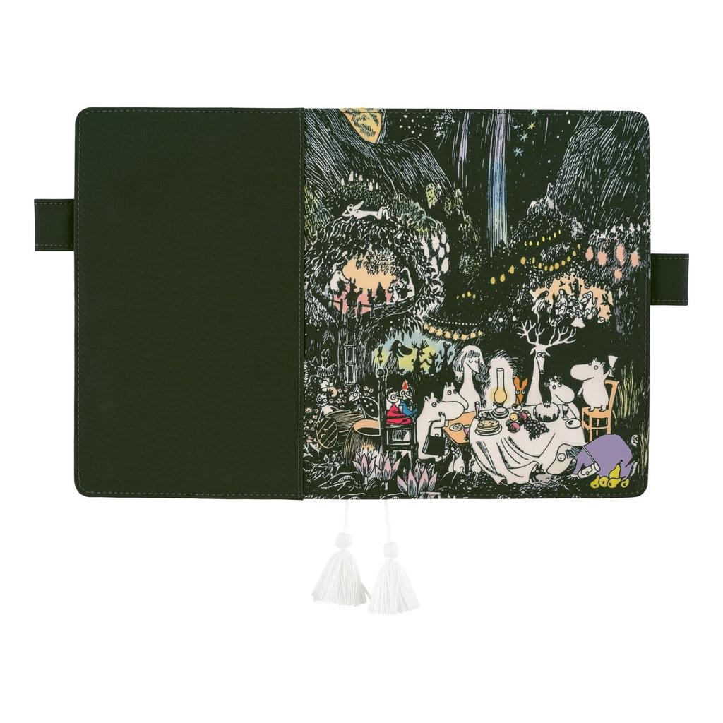 Hobonichi Techo Cousin Anteckningsboksskydd Party Night (A5) Mumin/Stor