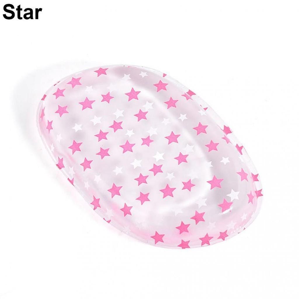 

Силиконовый прозрачный косметический спонж для сухого и влажного использования, в форме листка, легко носить с собой Star