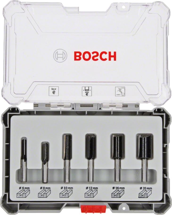 Set Of 6 Cutter Bits, 6Mm Handle - B 2607017465