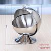 304 Stainless Steel Spherical Sugar & Spice Jar with Lid