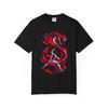 Serpent Foil Supernatural Fencing T-Shirt Black Front Print Comfort Colors 1717
