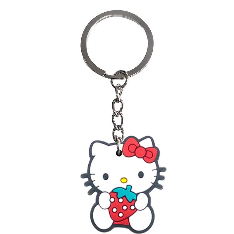 HelloKitty Keychain Soft Rubber Pendant - Small Gift Accessory