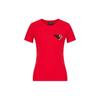 Emporio Armani Solid Color Logo Embroidered Round Neck Short Sleeve T-Shirt Women Tops 3L2T6C-2JQAZ-0334