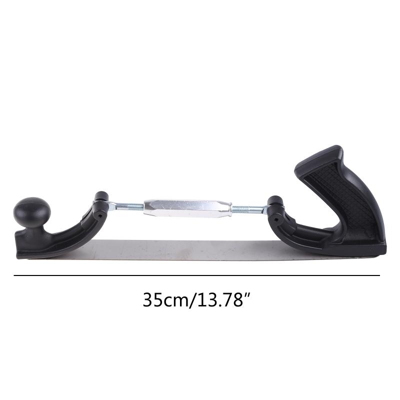 Verstellbarer Rahmen Gefräste Zahn Karosseriepolierer Feilen Metallplattenpolieren Gebogener Zahn Stahlfeilenhalter Dellen-Kit Gestell