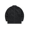 Fila Fusion X Beams Collaboration Solid Color Polo Neck Loose Jacket Men Jackets Black T11M349903F-BK
