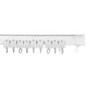 4.5m Curtain Track Rail Top Side Clamping Flexible Ceiling Mounted Straight Slide Windows Balcony Curtain Accessories
