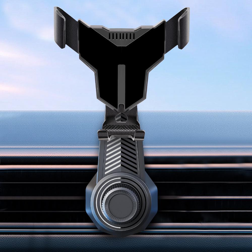 Universal Aluminum Alloy Car Vent Phone Holder - Stable, Anti-Shake Gravity Design