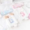 Kawaii Plush Card Holder Fashion Cute Cartoon Rabbit Puppy Style Kpop Idol Photocard Holder Keychain Lovely Bus Card ID Card Organizer