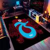 Tappeto Trabzonspor per Soggiorno Camera da Letto Decorazione Divano Casa, Tappetino Antiscivolo per Giochi Bambini