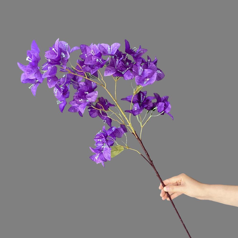 76cm Simulation Flower Real Touch Silk Flower Lifelike Fake Bougainvillea Spectabilis  Home