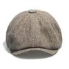 Hats Outdoor Cycling Caps Windproof Men Berets Men Winter Hats Newsboy Berets Octagonal Hats