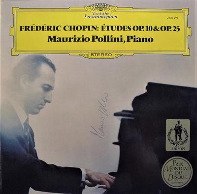 LP Record FRÉDÉRIC CHOPIN , MAURIZIO POLLINI - Études Op. 10 & Op. 25 2530291 Deutsche Grammo Germany Classical Used
