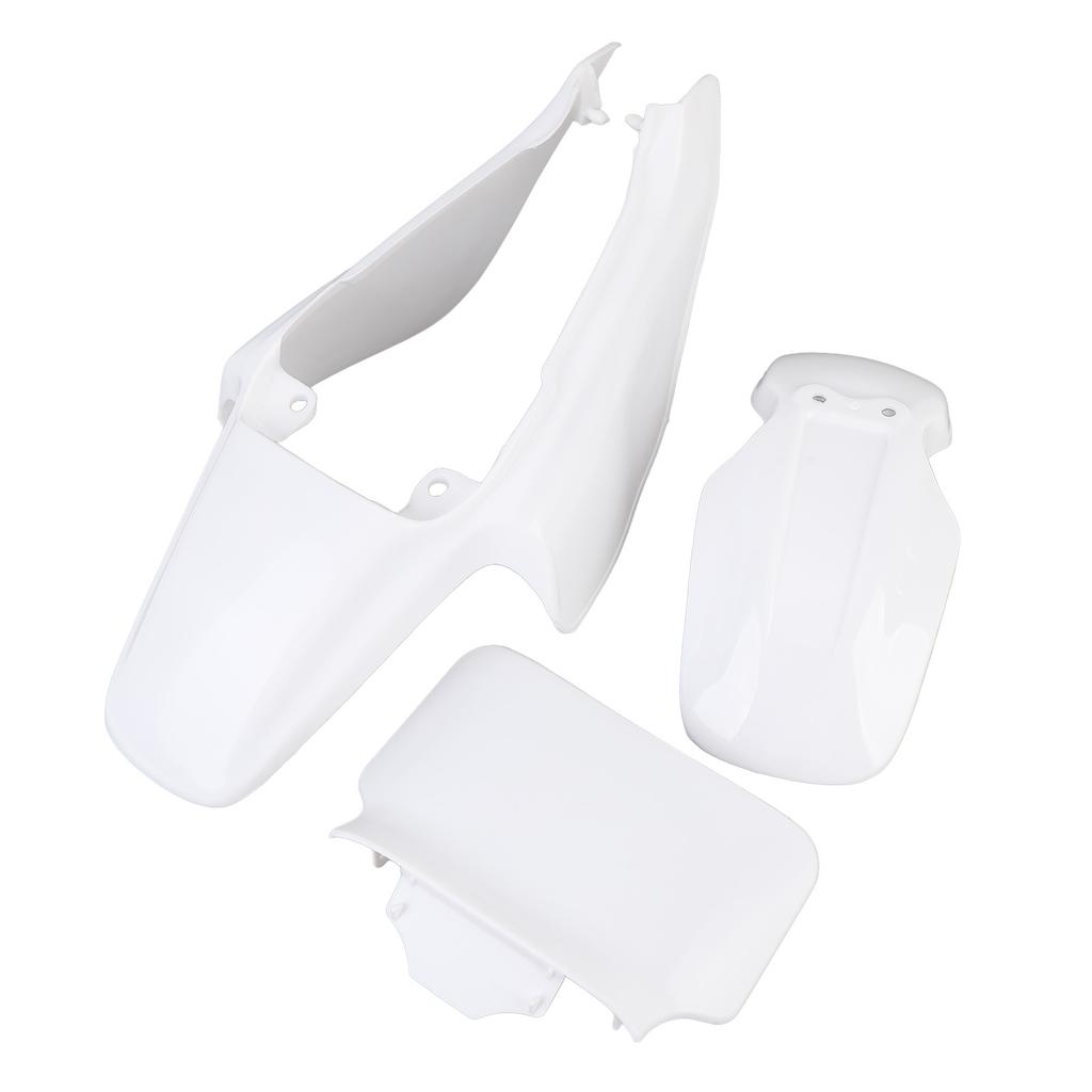 Plastic Mudguard Fairing Kit Pure White Front Mudguard Number Plate Body Panel Body Work Kit for Mini Pit Monkey Z50R