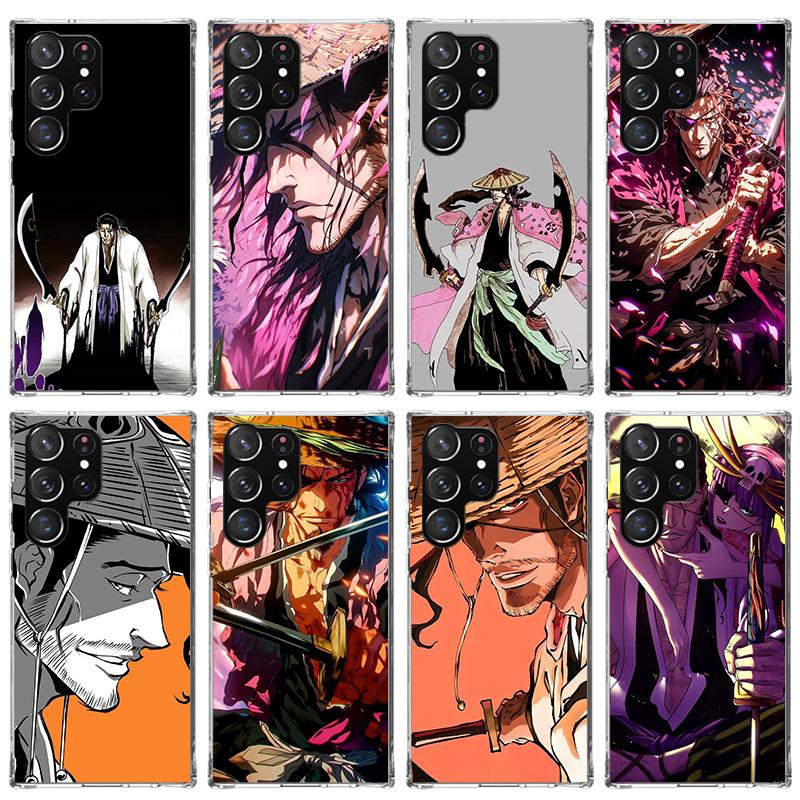 Bleach Kyoraku Shunsui Phone Case For Samsung Galaxy S26 S25 Edge S24 S23 Ultra S22 Plus S21 S20 FE Soft TPU Back Cover Funda Ga