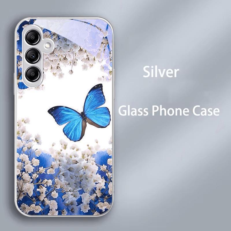 For Samsung A70 A70s A71 A72 A73 Fashion New Case For Galaxy A50 A50S A51 A52 A52S A53 A54 A55 A56 PC Tempered Glass Phone Cover