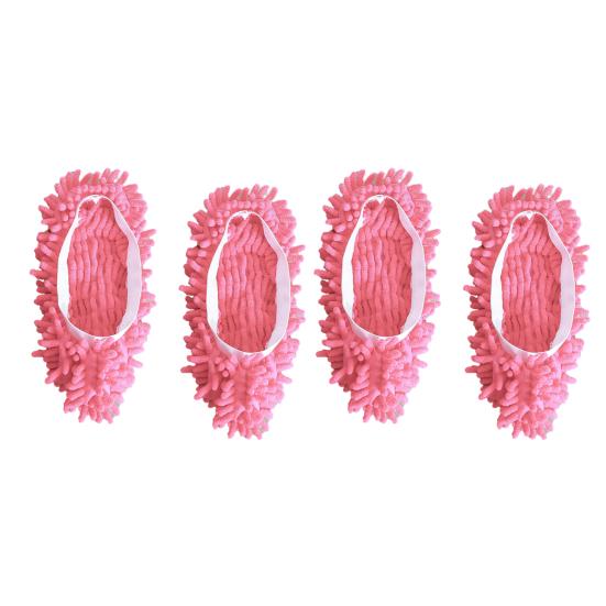 

Yousheng 2 пары ленивых чехлов для обуви, сильное впитывание пыли, легко носить с собой, эластичные износостойкие швабры для ног, инструмент для уборки пола розовый