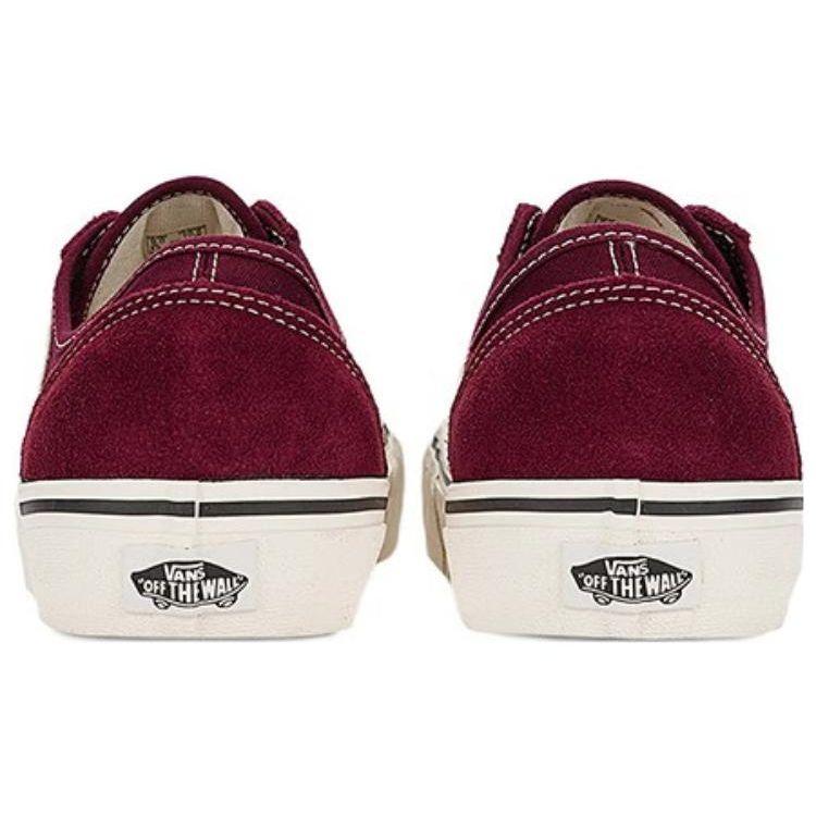 Vans Style 136 Decon VR 3 Comfortable Versatile Low-Top Skate Shoes Unisex Sneaker Purple Red VN0A4BX9BRG