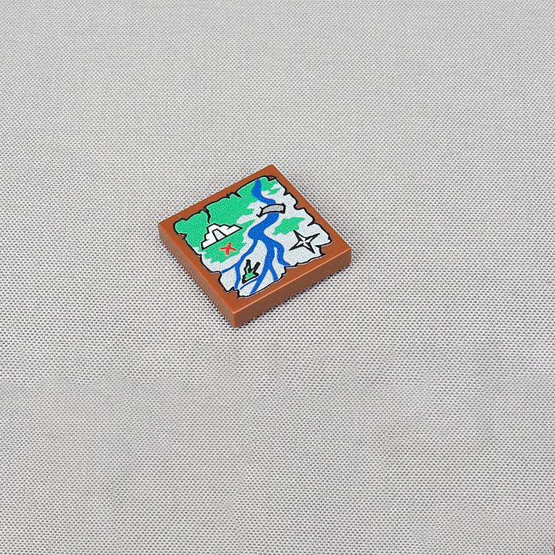 

Non-Toxic Moc 10Pcs 3068 Printed Floor 2X2 Pattern Map Building Blocks Maya Ruins Compatible Board Bricks Particle Toy Children Kid Gifts