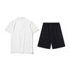 Li-Ning Comfortable Loose Breathable Lightweight Short Sleeve Simple Design Fashionable Fitness Running Shorts Leisure Sports Suit YPLV049-1+AKSV291-1
