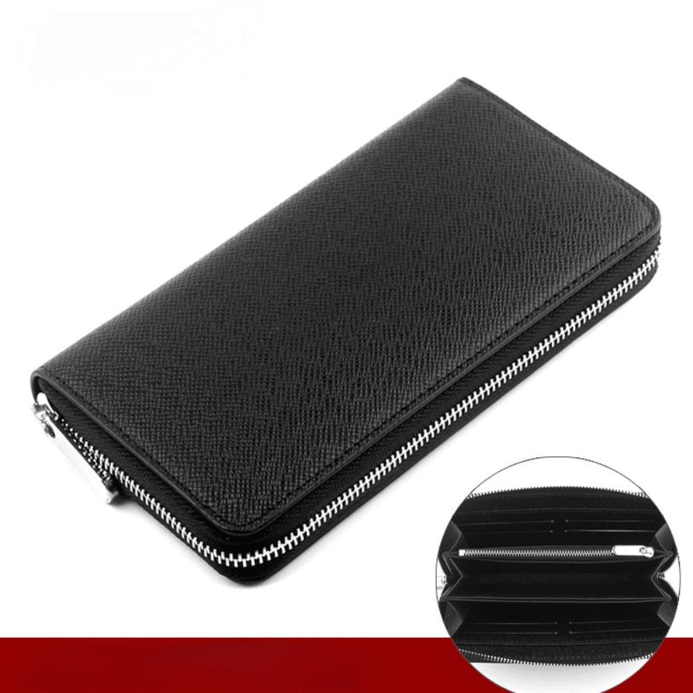 Long women's wallet, fashionable zipper wallet.