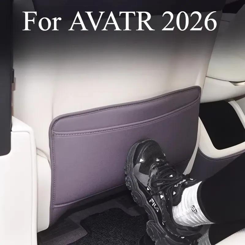 For AVATR 2026 12 Seat Anti-kick Pad Rear Interior Armrest Box Foot Back Protection Pad Body Kits Automobiles Accessories