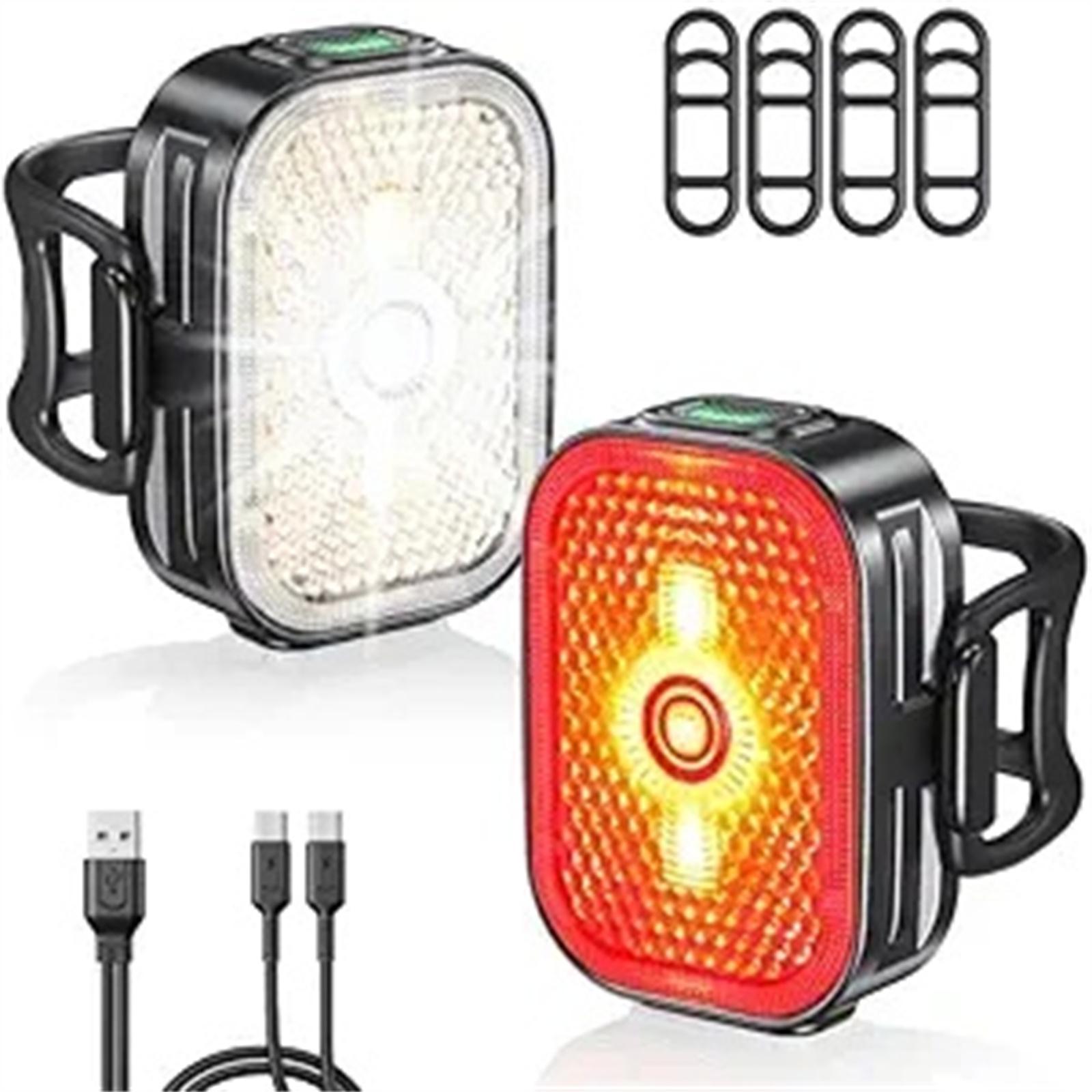 

Mountain Bike Taillights – Intelligent Brake Vibration Sensing, Night Riding Lights for Road & Mountain Bikes One Size чорний