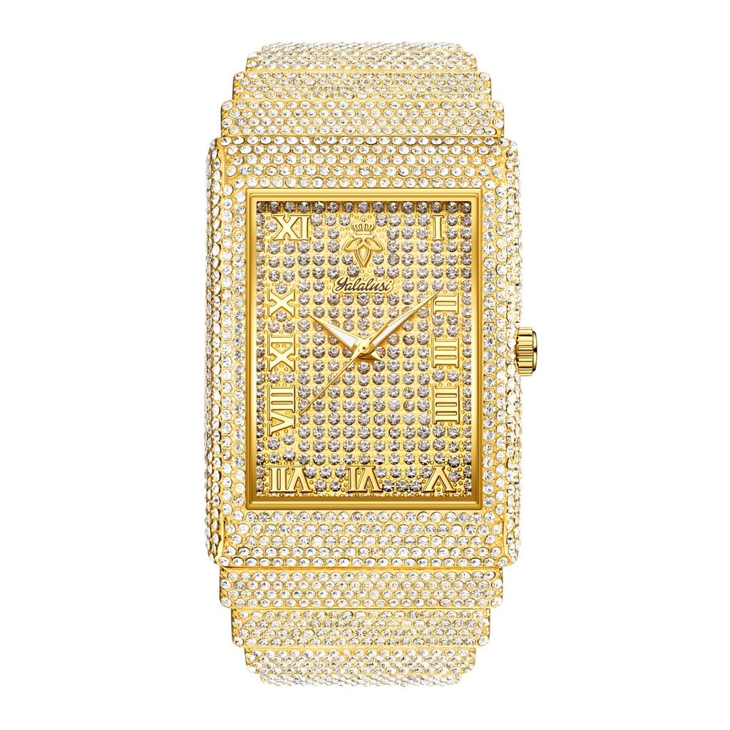 Full Diamond Watch British Waterproof Square Watch Women'S Ipg Vacuum Plated Watch