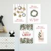 Christmas Decorations Wall Stickers Merry Christmas Signs Removeable Wall Window Decals for Home Decor Kids Room Holiday Party