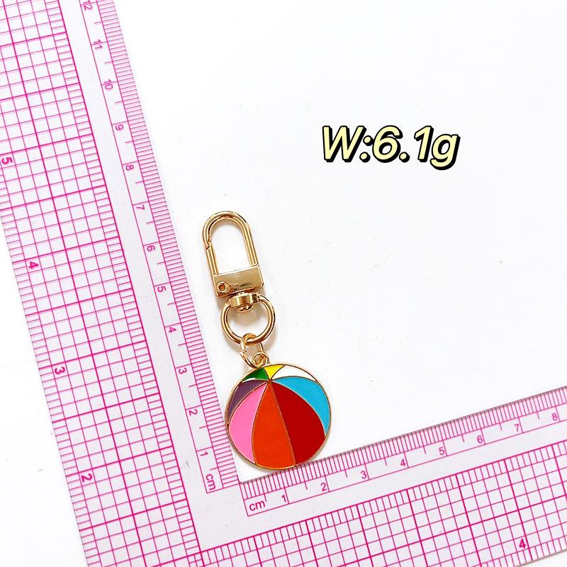 Zinc Alloy Sports Keychain: Basketball, Football, Baseball, Volleyball Pendants