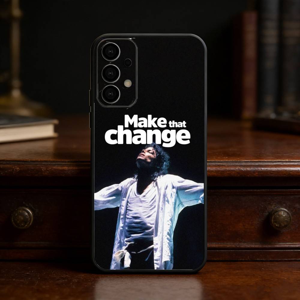 

Michael Jackson phone Case For Samsung S25,24,21,22,23,30,Ultra,20,Plus,Fe,Lite,Note Soft Black Cover Samsung S225G