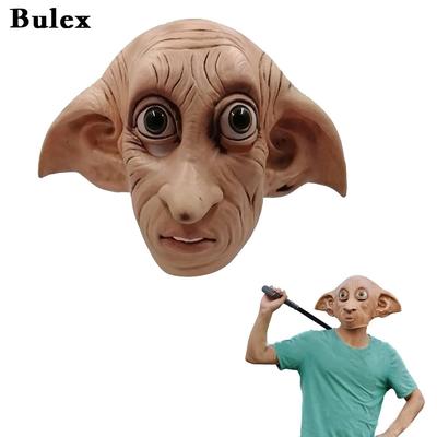 Cafele Cosplay Dobby Elfin Latex Mask Animal Style Halloween Horror Mask Carnival Costume Full Face