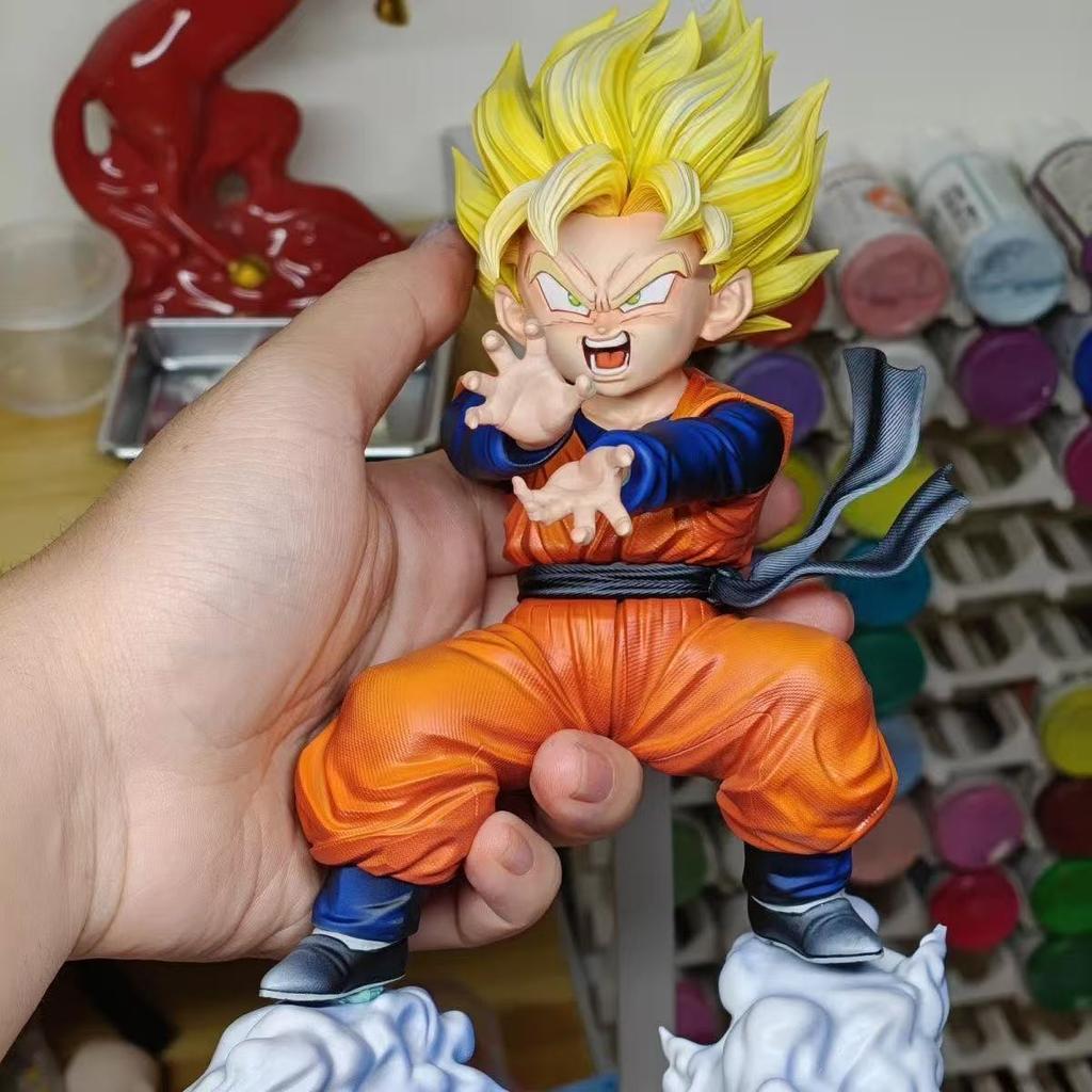 Figura de Anime Dragon Ball Z Son Goten Super Saiyan Trunks Figuras de Acción Estatua de PVC Modelo de Colección Juguetes Regalos