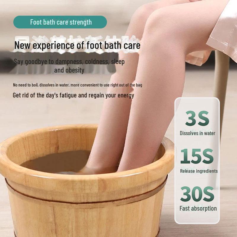 Wormwood Herbal Foot Bath Bags - Instant, No-Cook, Sweat-Relieving Foot Soak for Home Use