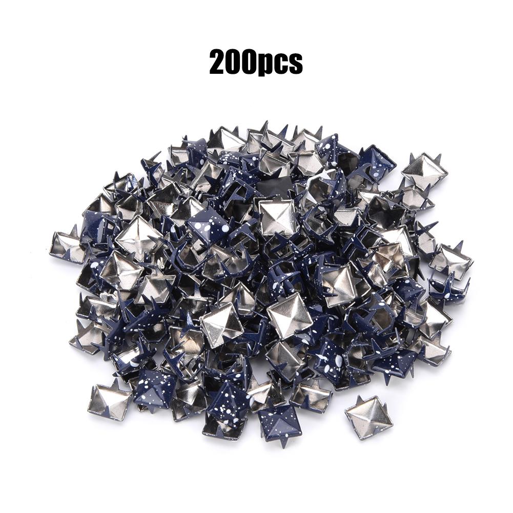 200 Stuks   Klinknagels Metaal Stijlvol   Schoenen Tassen Hoeden Decoratie Accessoires 9mm