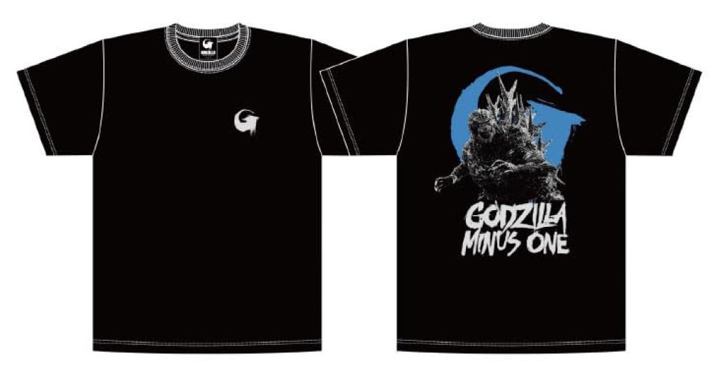 Godzilla 1.0 Discharge Print T-Shirt Black XXL Size