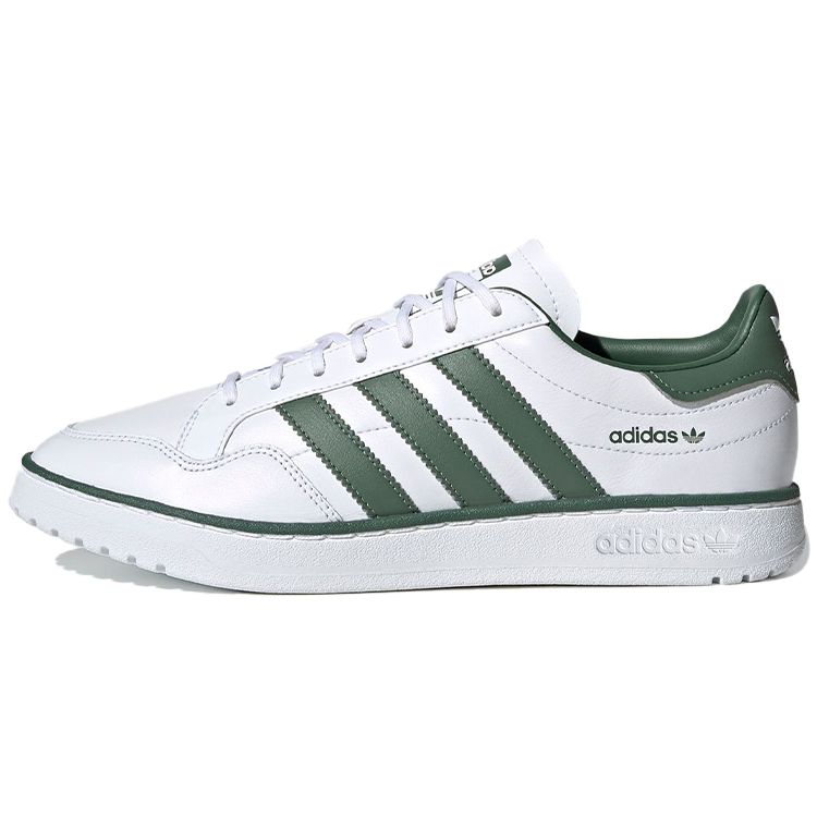 Adidas Originals Team Court Retro Casual Low-Top Sneakers Unisex Sneakers White Black Green FY2720