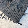 Unisex Streetwear Hats Knit Winter Beanie Hats Hip Hop Street Style Checked Beanie Hats
