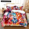 Mega Man X Dive Bedding Set Single Twin Full Queen King Size Bed Set Adult Kid Bedroom Duvet Cover Sets 3D Anime Bed Sheet Set