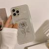Premium Rose is suitable for iPhone 14 Pro Max, new 15 Plus space case, 13/12 transparent phone case, 11 pieces