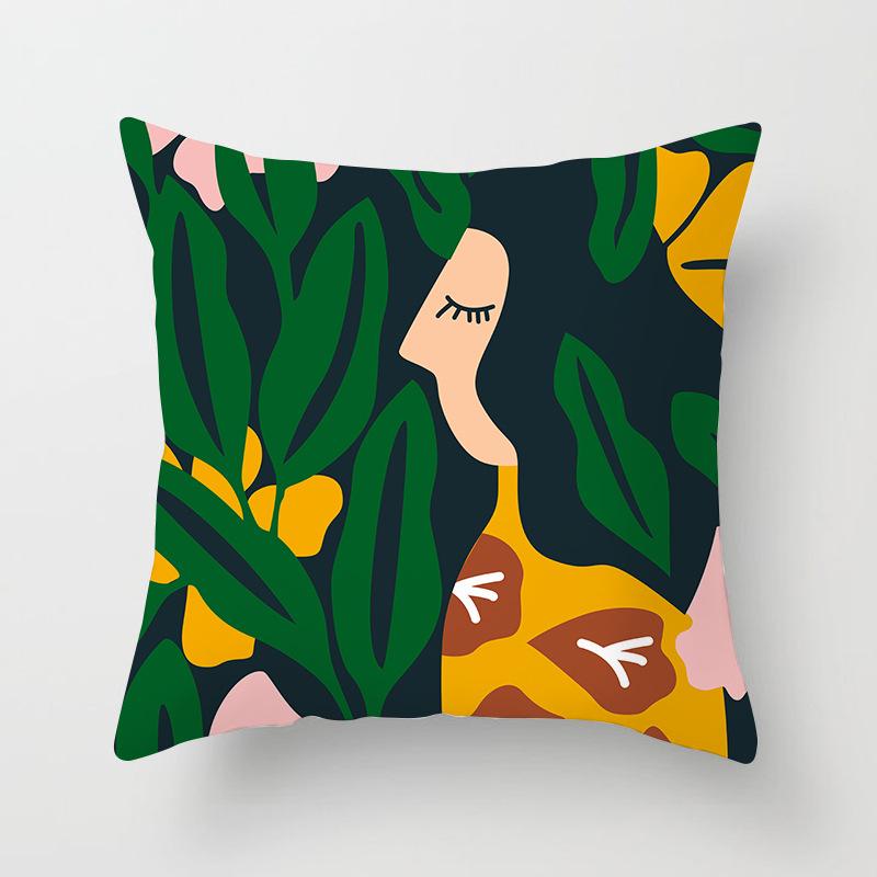 

Милая мультяшная пара, голова, бархатная наволочка из персиковой кожи, наволочка для домашней подушки для сна 45 * 45Cm (excluding pillow core)