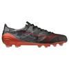 Mizuno Alpha SR4 Round Toe Lace-Up FG (Rubber Long Studs) Slip-Resistant Durable Soccer Shoes Men Soccer Shoes Red Black P1GA239904