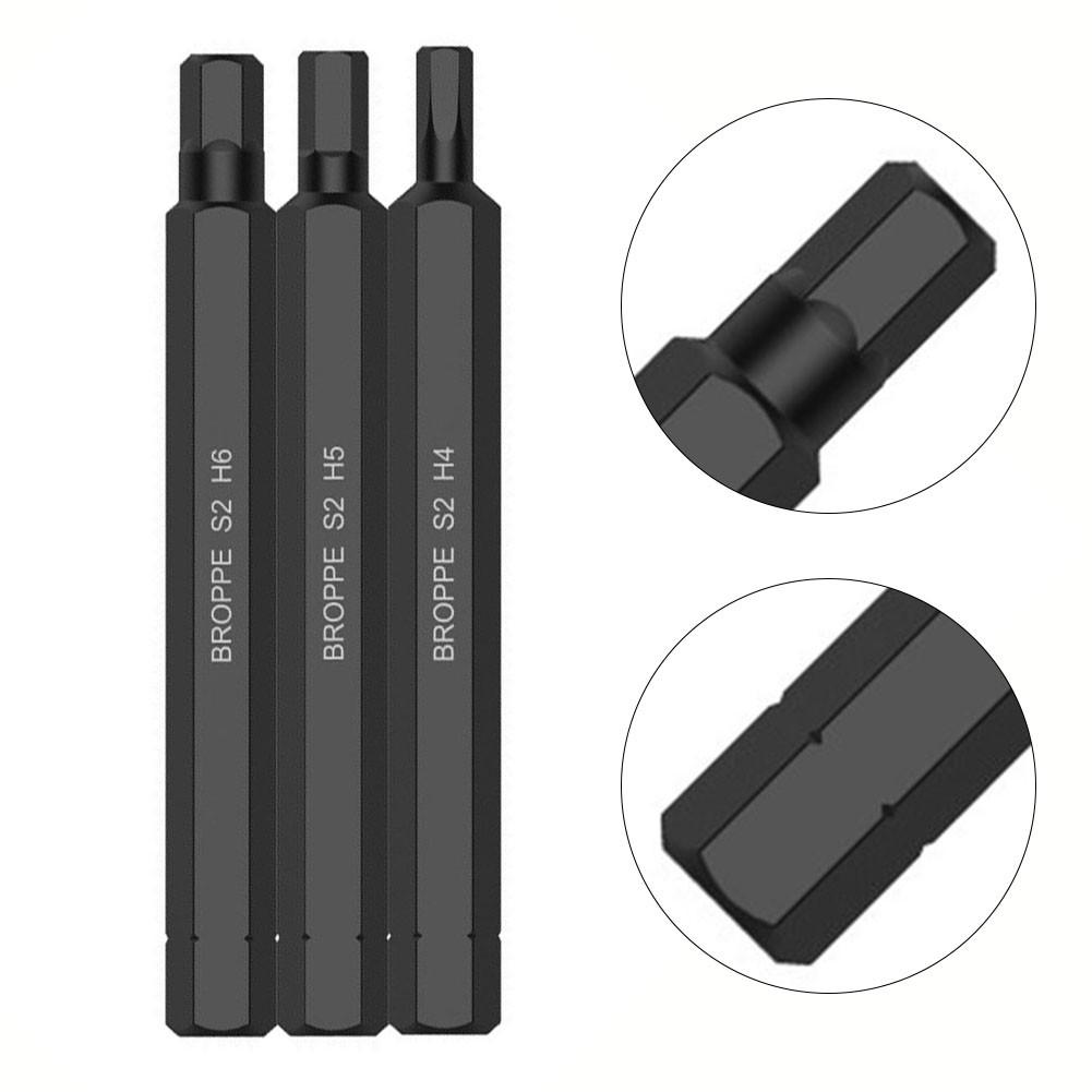 1pc/3pcs Screwdriver Bit 80mm Alloy Steel Electric