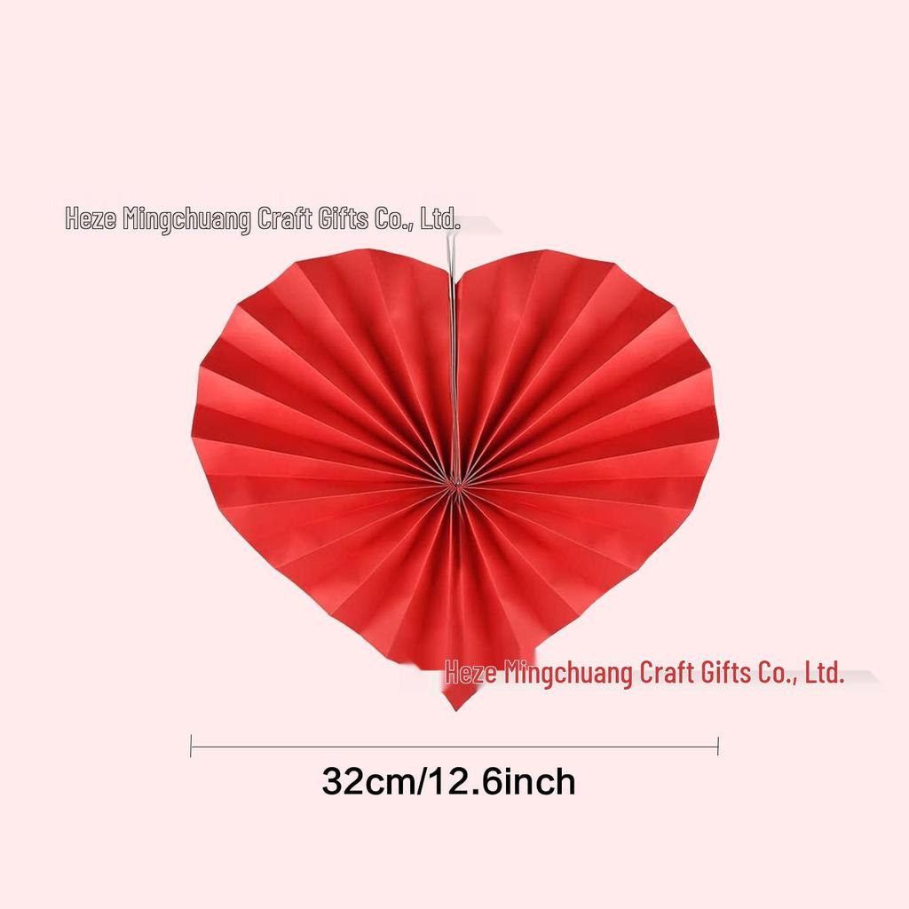 Paper Fan Flower Decoration for Weddings & Birthday Parties - Hanging Party Background Decor