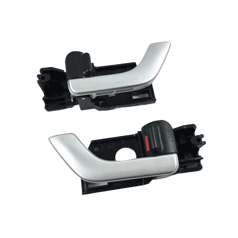 Silver Inside Door Handle Left Right For Hyundai Tiburon Coupe 2003-2008 826102C500 826202C500 82610 2C500 82620 2C500